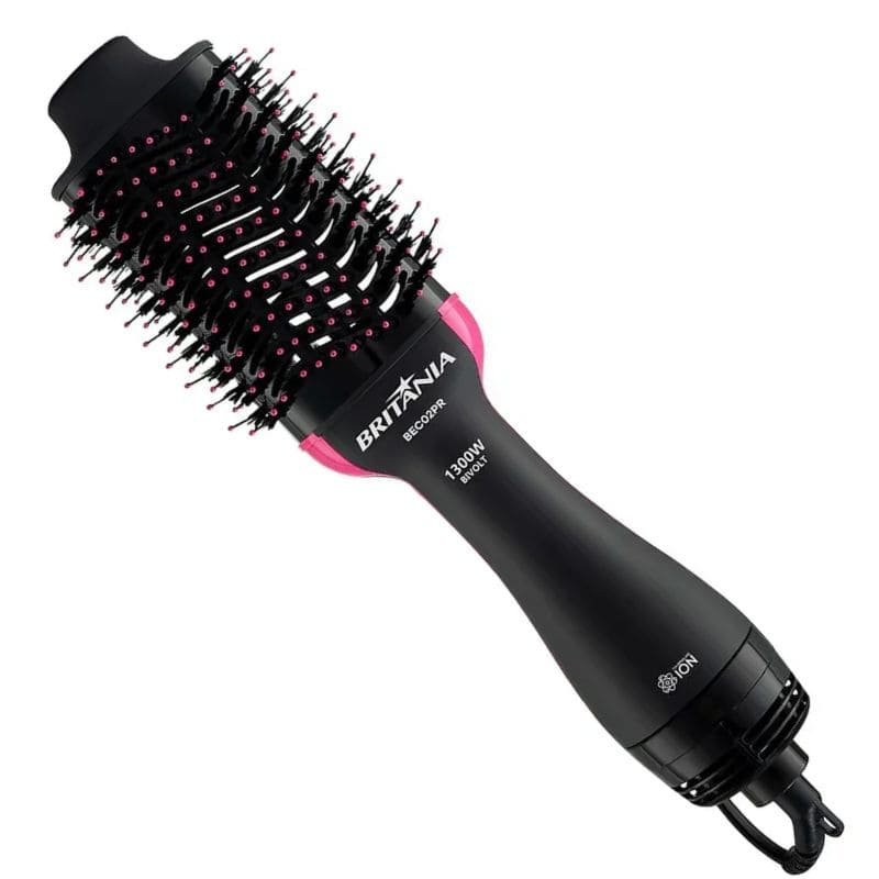 Britânia Escova Secadora Bec02pr 4 Em 1 1300w