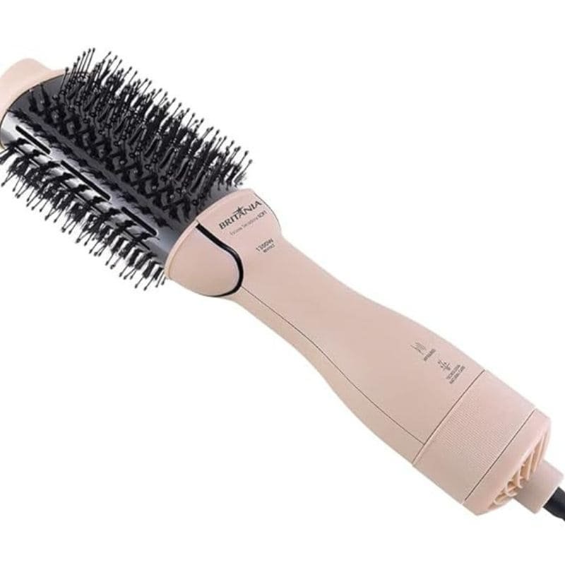 Escova Secadora Britânia Soft 4 em 1 1300W BEC07R Bivolt